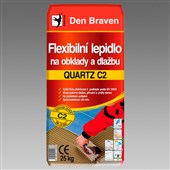 DEN BRAVEN FX flexi lepidlo na obklady a dlažbu QUARTZ C2 25kg šedá